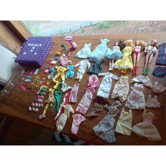 Vintage Lot 100 + PCs Mattel Barbie Doll 1966 Clothes Accessories Pretty Whitney - Picture 1 of 16
